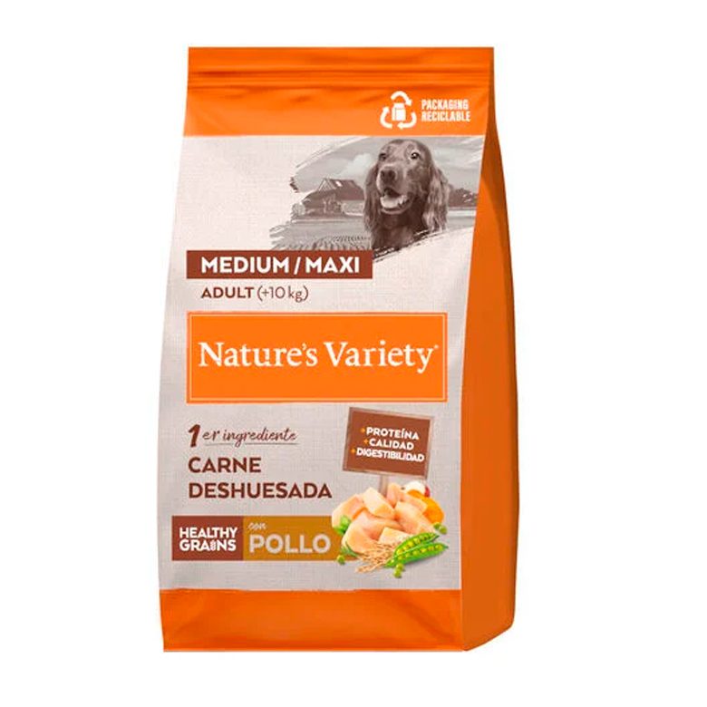 Nature’s Variety HEALTHY GRAINS Adult Medium Maxi Pollo
