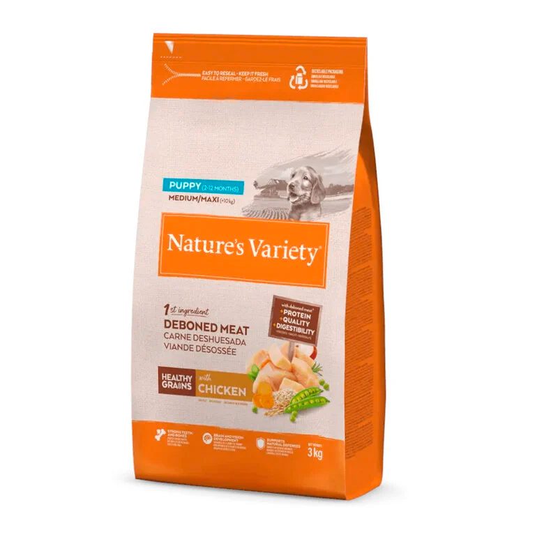 Nature’s Variety HEALTHY GRAINS Puppy Medium Maxi Pollo
