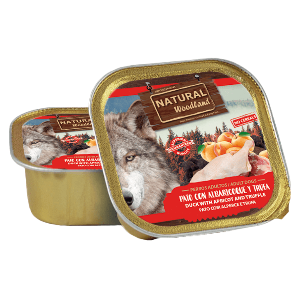 Receta húmeda Pato con albaricoque y trufa Natural Woodland