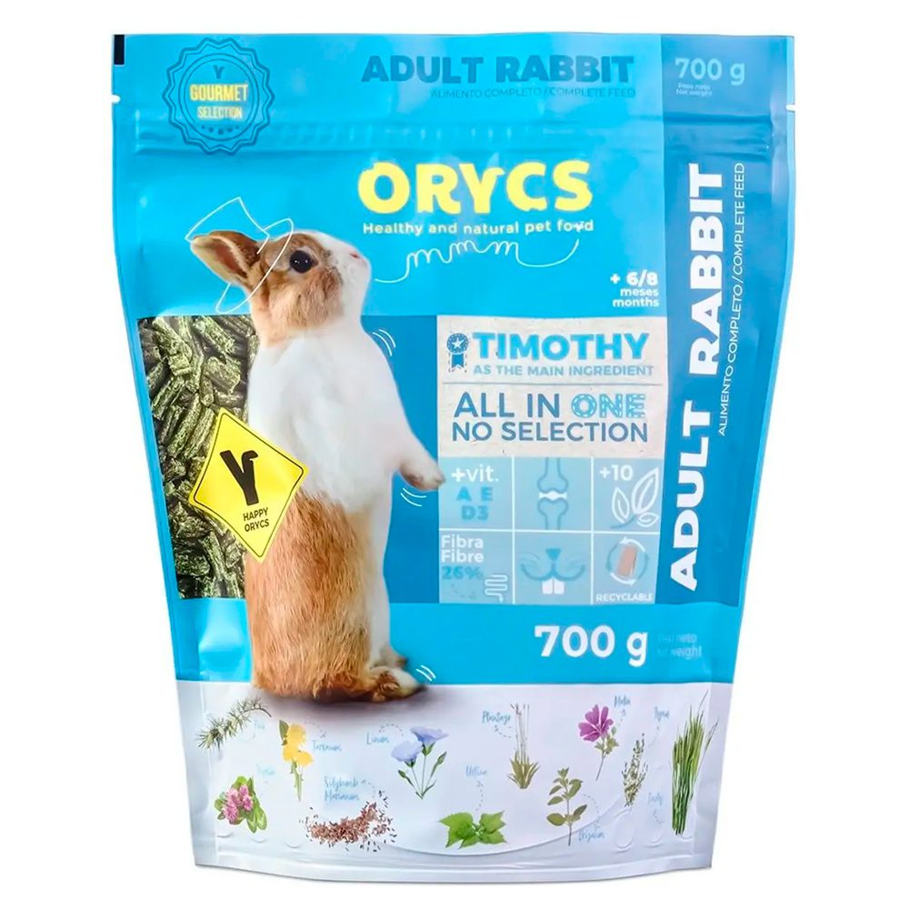 Orycs Conejo Adulto 700g