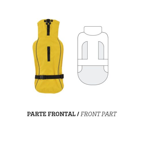 Impermeable London Amarillo - Imagen 3