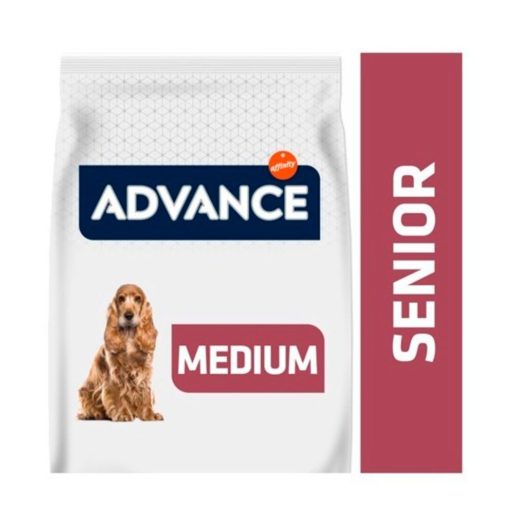 Advance Medium Senior +7 Años | Pienso para Perros Mayores Razas Medianas (3kg | 12kg)