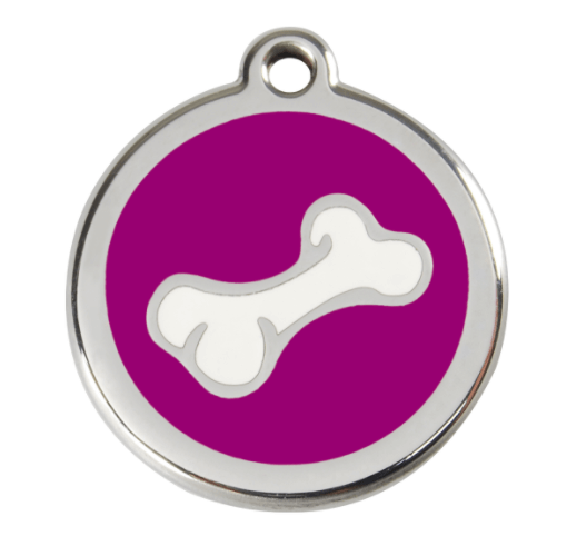 Placa identificativa Cartoon Bone Red Dingo - Imagen 3