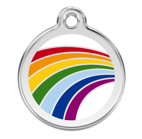 Placa identificativa con arco iris Red Dingo