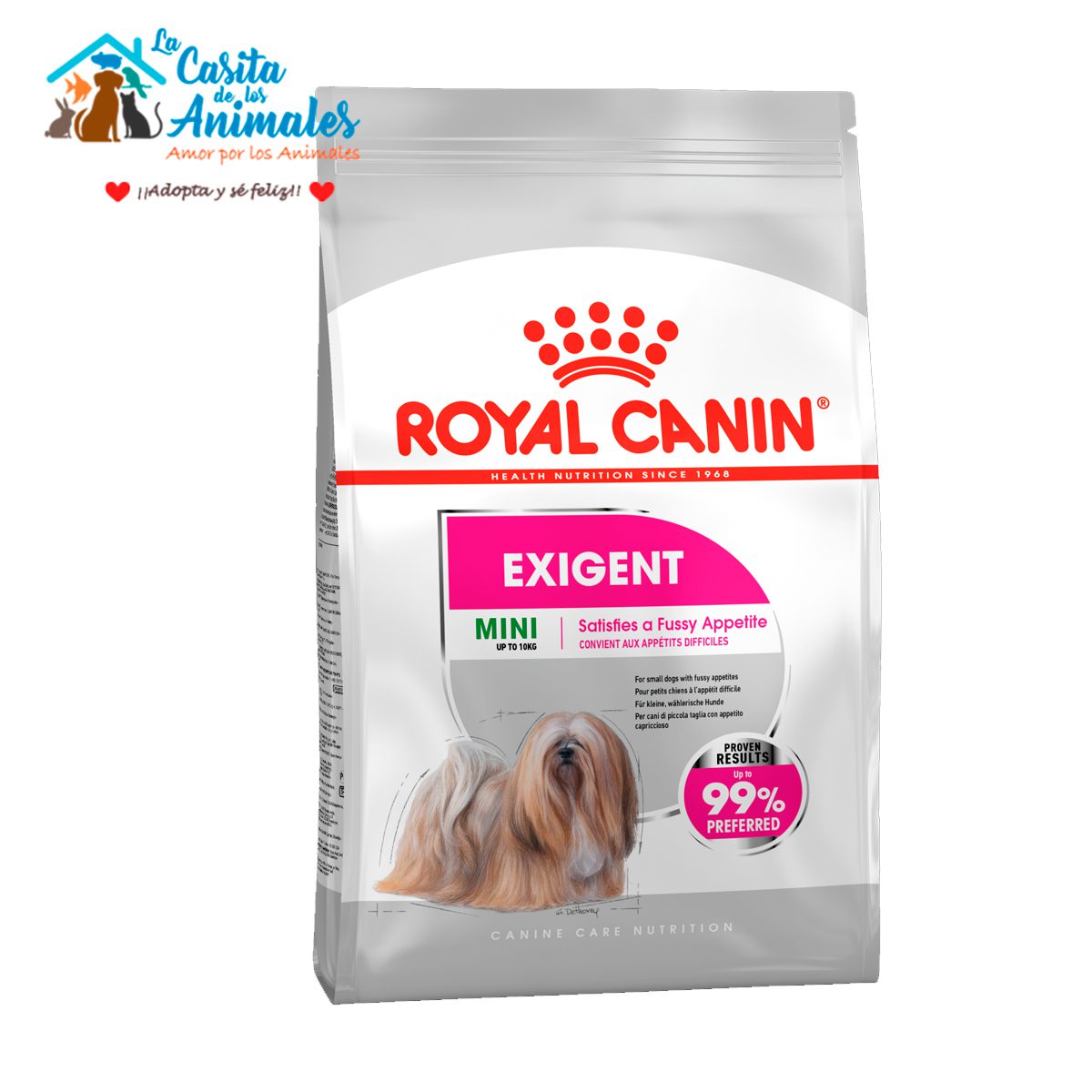 Mini Exigent Pienso para Perro Adulto 3kg