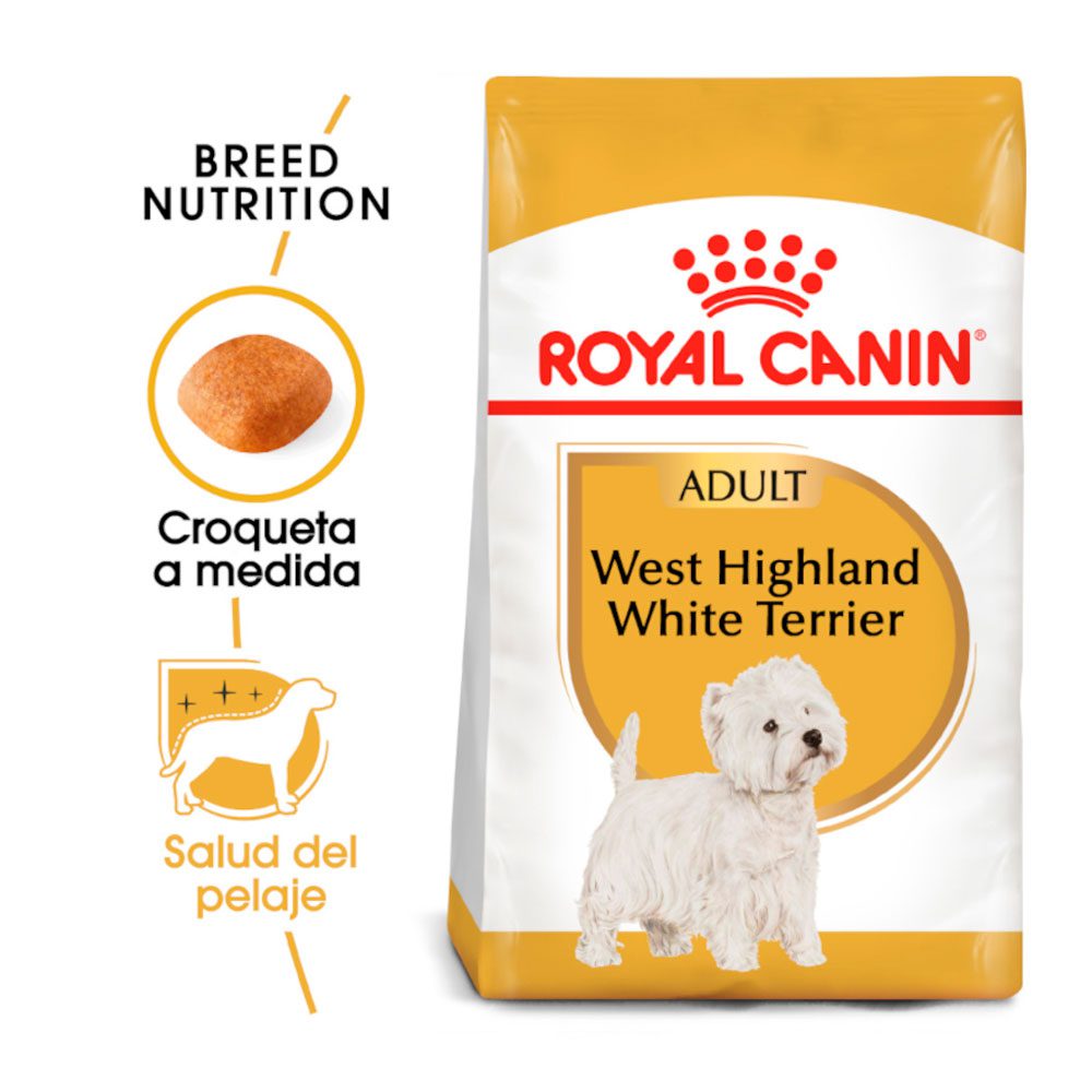 Royal Canin West Highland Terrier (Westie) Adult | Pienso Perro de Raza (Varios Tamaños y Ofertas)